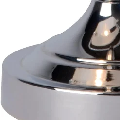 Lampade Da Tavolo-Selezionato da Mazzolaluce Lampada ministeriale da scrivania churchill cromo vetro bianco