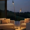 Lampade Da Esterno Giardino-Selezionato da Mazzolaluce Lampada moderna da esterno nera led 17w 3000k