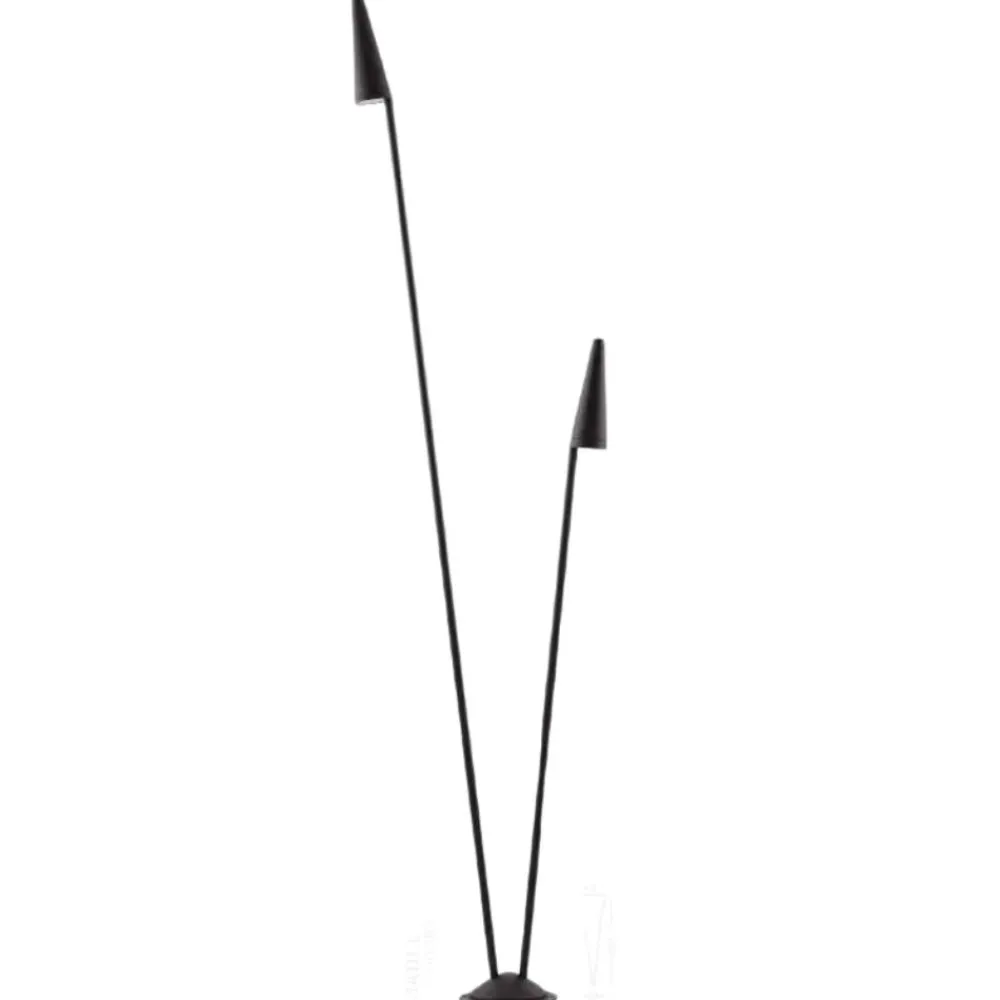 Lampade Da Esterno Giardino-Selezionato da Mazzolaluce Lampada moderna da esterno nera led 17w 3000k