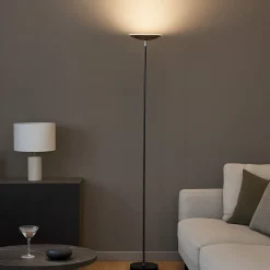 Lampade Da Terra-Perenz Illuminazione Lampada moderna led 18w 3000k nera febe