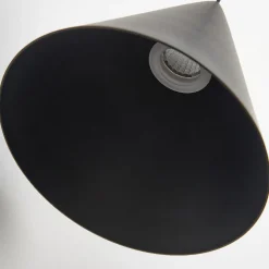 Lampade A Sospensione-Selezionato da Mazzolaluce Lampada nera cono led dimmerabile a sospensione