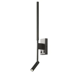 Applique Camera Da Letto-Selezionato da Mazzolaluce Lampada nera da comodino a parete per camera da letto con luce lettura