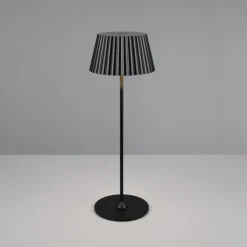 Lampade Da Tavolo-Selezionato da Mazzolaluce Lampada nera da tavolo ricaricabile per esterni portatile 3000k