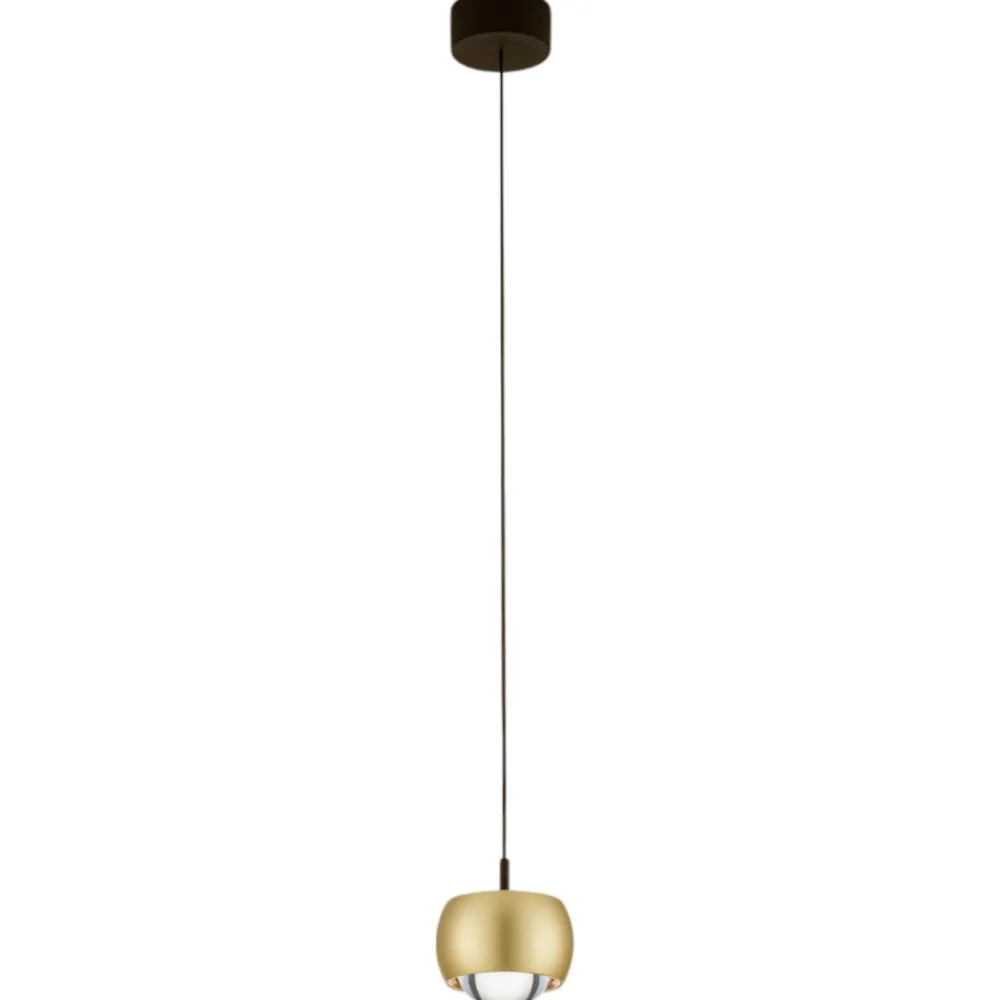 Lampade A Sospensione-Selezionato da Mazzolaluce Lampada oro a sospensione sfera per cucina