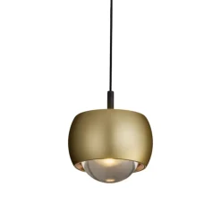 Lampade A Sospensione-Selezionato da Mazzolaluce Lampada oro a sospensione sfera per cucina