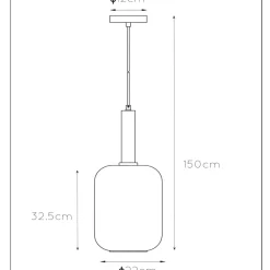 Lampade A Sospensione-Selezionato da Mazzolaluce Lampada oro sfera di vetro fume a sospensione cavo tessuto
