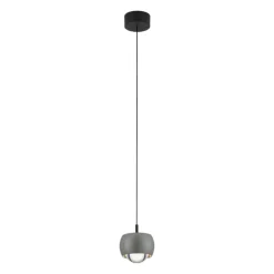 Lampade A Sospensione-Selezionato da Mazzolaluce Lampada pendente a sospensione sferica grigio design moderna