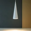 Lampade A Sospensione-Maytoni Lampada pendente a sospensione moderna cono bianco fp