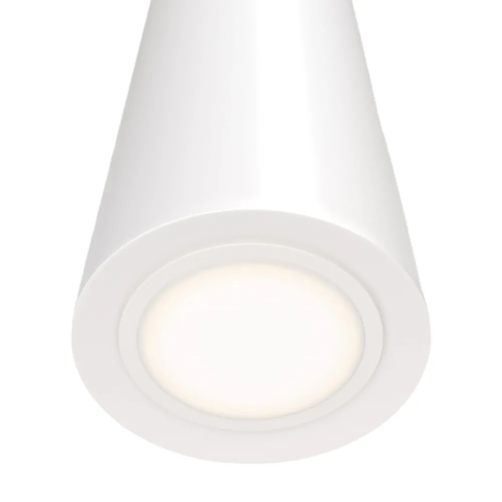 Lampade A Sospensione-Maytoni Lampada pendente a sospensione moderna cono bianco fp