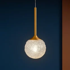 Lampade A Sospensione-Selezionato da Mazzolaluce Lampada pendente per comodino stanza da letto oro