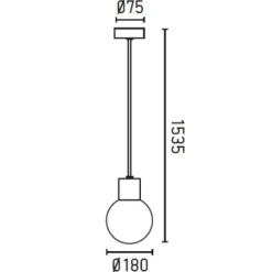 Lampade A Sospensione-Selezionato da Mazzolaluce Lampada per bagno a sospensione moderna lanterna grigia ip44