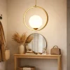 Lampade A Sospensione-Selezionato da Mazzolaluce Lampada per camera da letto moderno oro ottone anticato fp