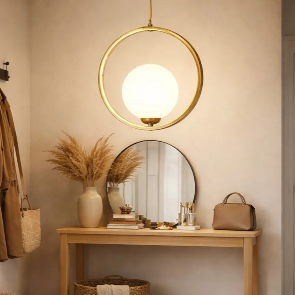 Lampade A Sospensione-Selezionato da Mazzolaluce Lampada per camera da letto moderno oro ottone anticato fp