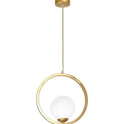 Lampade A Sospensione-Selezionato da Mazzolaluce Lampada per camera da letto moderno oro ottone anticato fp