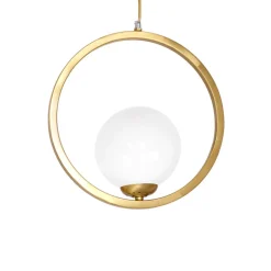 Lampade A Sospensione-Selezionato da Mazzolaluce Lampada per camera da letto moderno oro ottone anticato fp