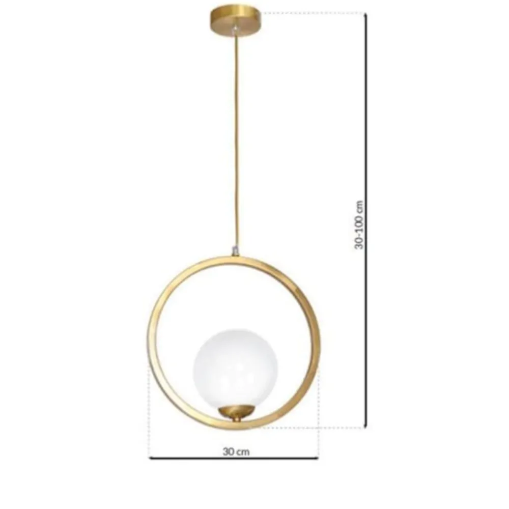 Lampade A Sospensione-Selezionato da Mazzolaluce Lampada per camera da letto moderno oro ottone anticato fp