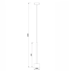 Lampade A Sospensione-Selezionato da Mazzolaluce Lampada per comodini moderna vetro trasparente