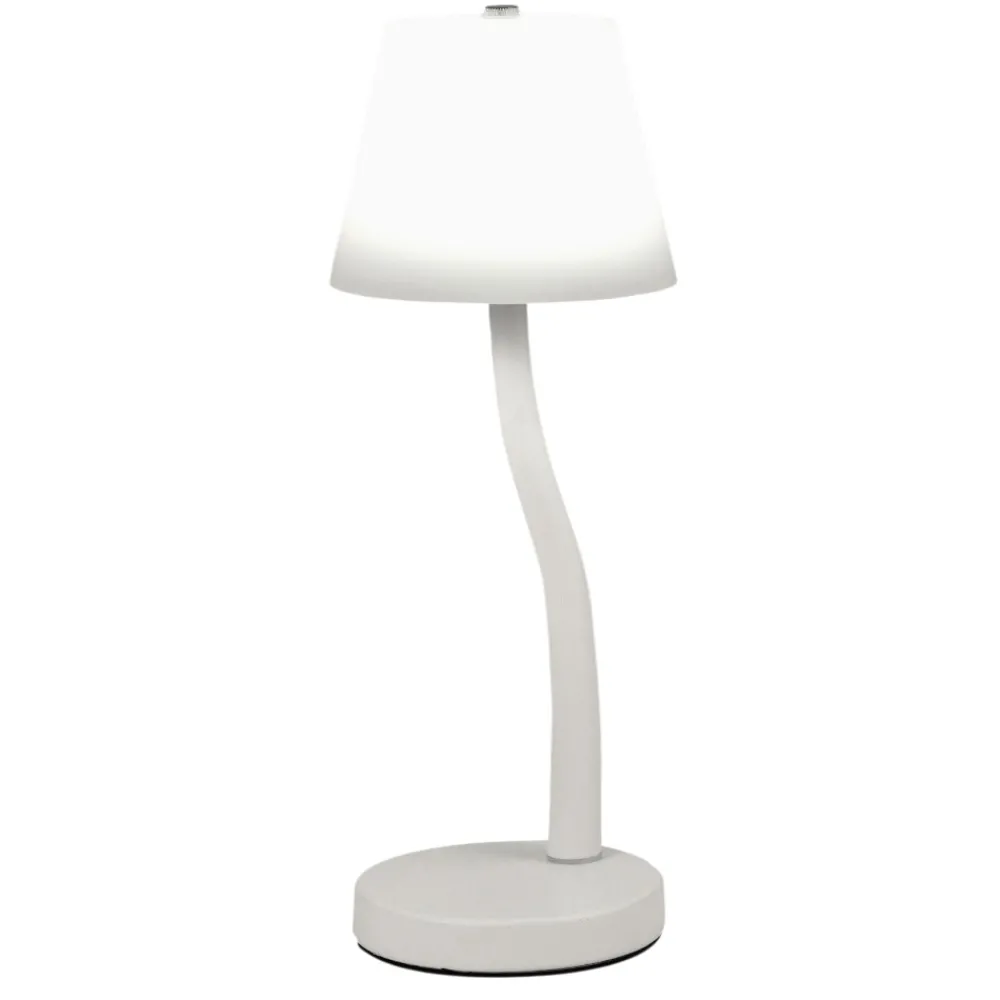 Lampade Da Tavolo-Fabas Luce Lampada per scrivania bianca moderna led dimmerabile fabas ibla