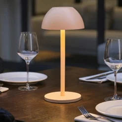 Lampade Da Tavolino Esterno-Selezionato da Mazzolaluce Lampada per tavolo da esterno senza fili sabbia moderna ricaricabile