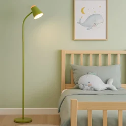 Lampade Da Terra-Selezionato da Mazzolaluce Lampada piantana plastica verde led 4,5w 3000k per cameretta