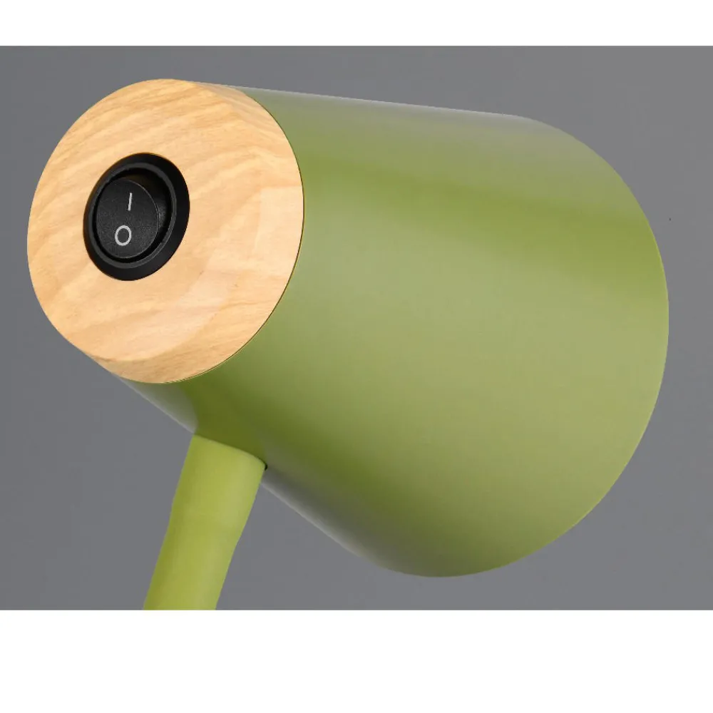 Lampade Da Terra-Selezionato da Mazzolaluce Lampada piantana plastica verde led 4,5w 3000k per cameretta