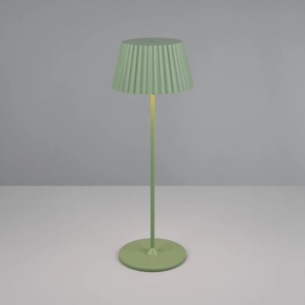 Lampade Da Tavolino Esterno-Selezionato da Mazzolaluce Lampada portatile led 3000k da tavolo verde pistacchio