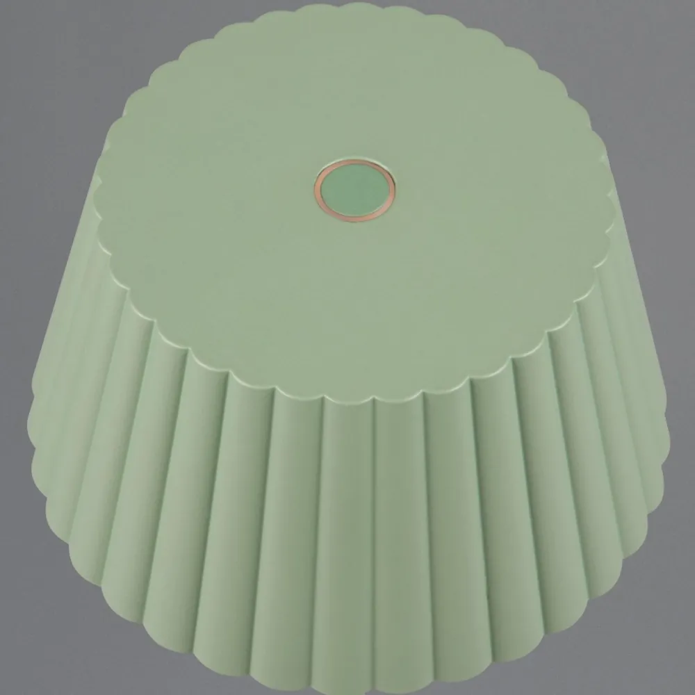 Lampade Da Tavolino Esterno-Selezionato da Mazzolaluce Lampada portatile led 3000k da tavolo verde pistacchio