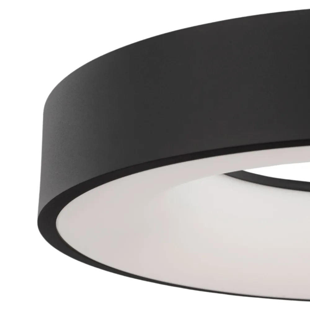 Lampadari Moderni-Selezionato da Mazzolaluce Lampadari led moderni cerchio nero 3000k 4000k 50w wireless