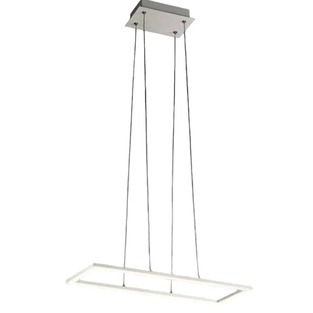 Lampadari Moderni-Affralux Lampadari moderni led 51w 3000k bianco particolare quattro