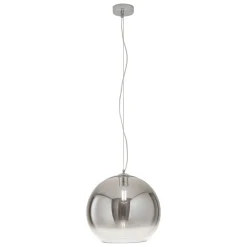 Lampadari Moderni-Perenz Illuminazione Lampadario a boccia 45cm in vetro fume perenz planet