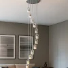 Lampadari Moderni-Vivida International Lampadario a cascata bianco design moderno vivida bag led 38w 3000k