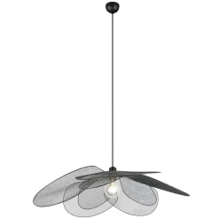 Lampadari Cucina-Selezionato da Mazzolaluce Lampadario a fiore per tavolo da cucina nero