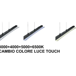 Lampadari Cucina-Selezionato da Mazzolaluce Lampadario a led cucina in vetro per tavolo 18w