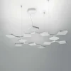 Lampadari Moderni-Stilnovo Lampadario a led 91w bianco moderno quad