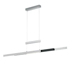 Lampadari Moderni-Selezionato da Mazzolaluce Lampadario allungabile moderno grigio led biemissione per tavolo da pranzo