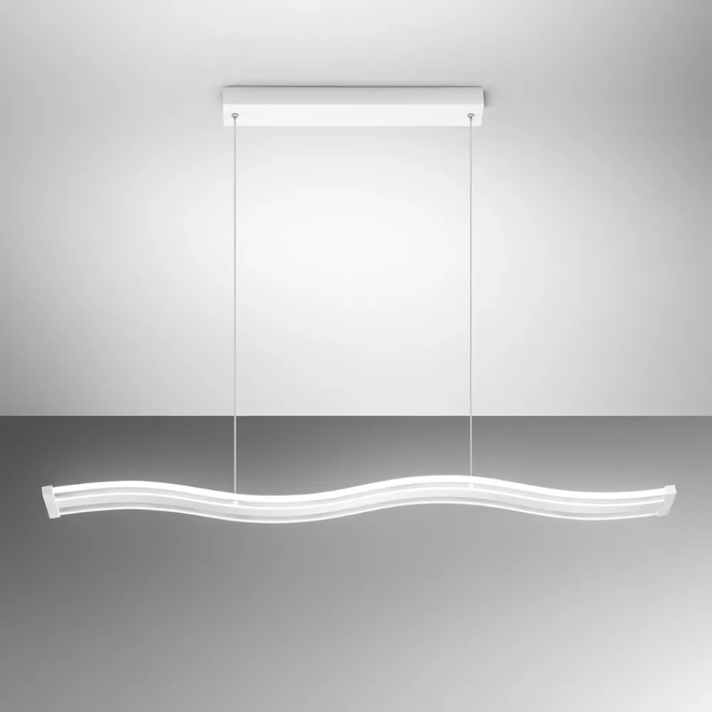 Lampadari Moderni-Perenz Illuminazione Lampadario allungato moderno per tavolo soggiorno perenz tape
