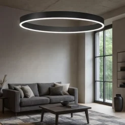 Lampadari Moderni-Selezionato da Mazzolaluce Lampadario anello 100cm led 60w 2700k a 6000k dimmerabile