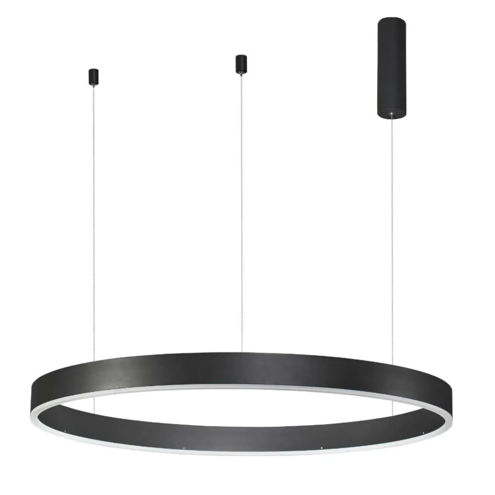 Lampadari Moderni-Selezionato da Mazzolaluce Lampadario anello 100cm led 60w 2700k a 6000k dimmerabile
