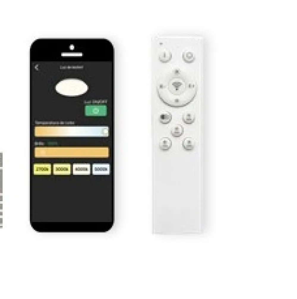 Lampadari Moderni-Selezionato da Mazzolaluce Lampadario anello 50cm nero led 45w 2700k-5000k con telecomando app