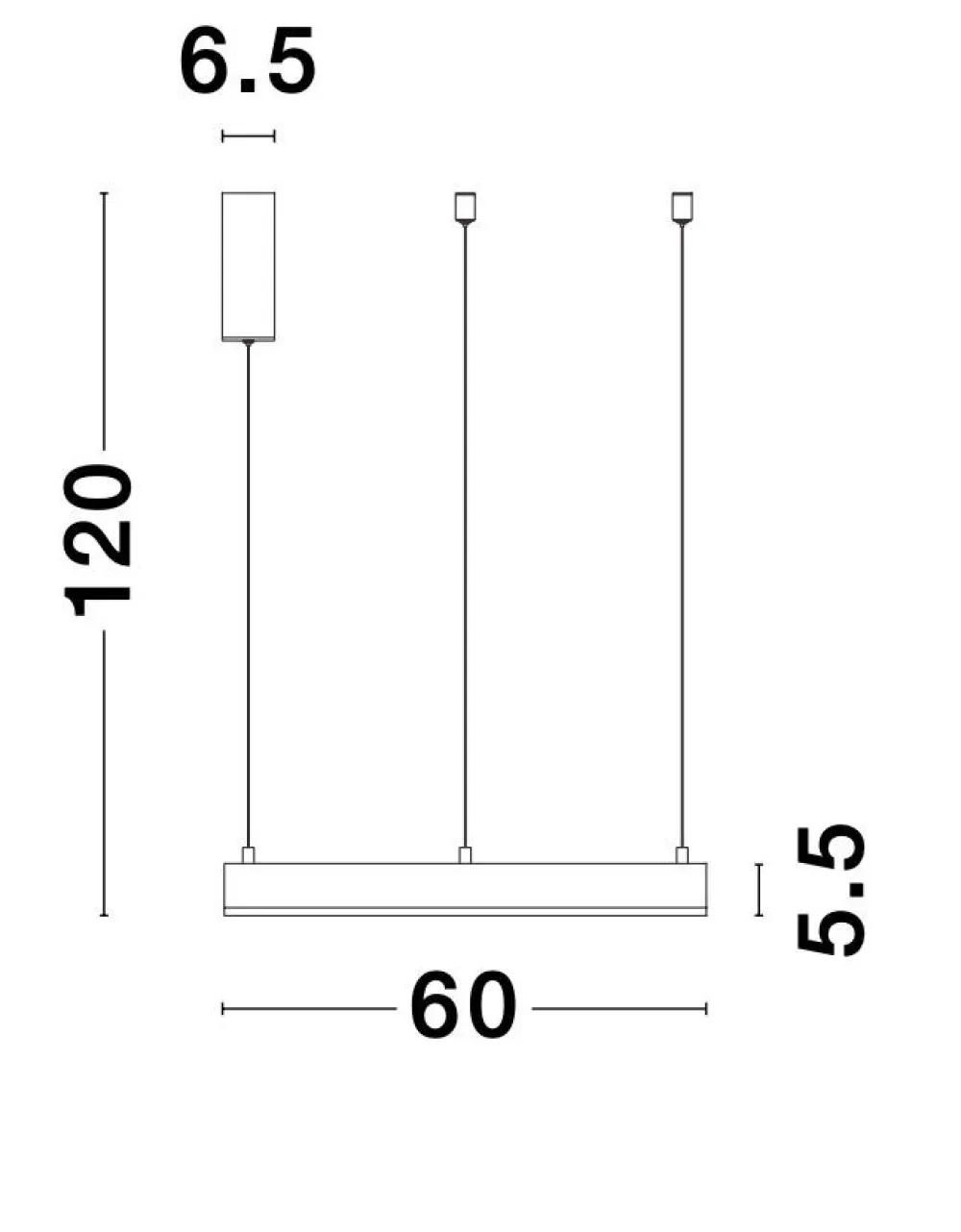 Lampadari Moderni-Selezionato da Mazzolaluce Lampadario anello nero 60cm led 40w 2700k a 6000k dimmerabile