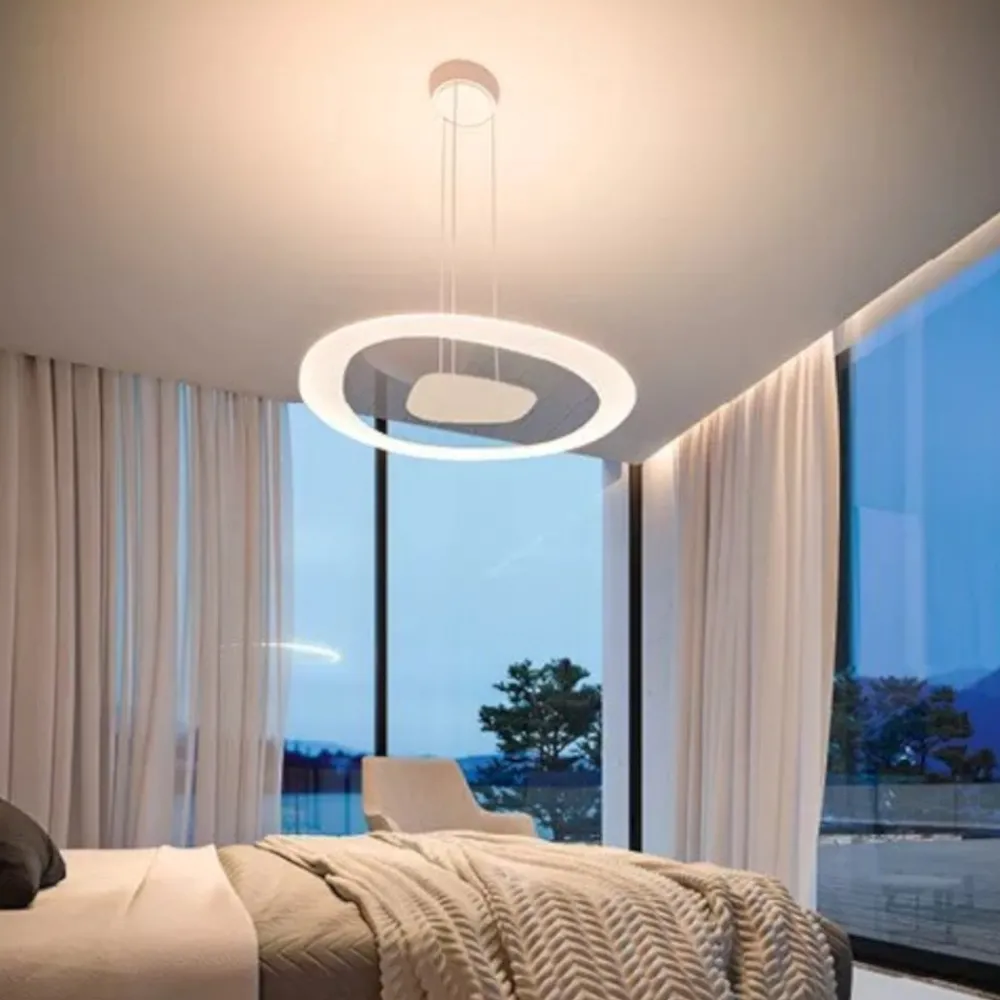 Lampadari Moderni-Linea Light Lampadario antigua 80cm led 43w 3000k design moderno