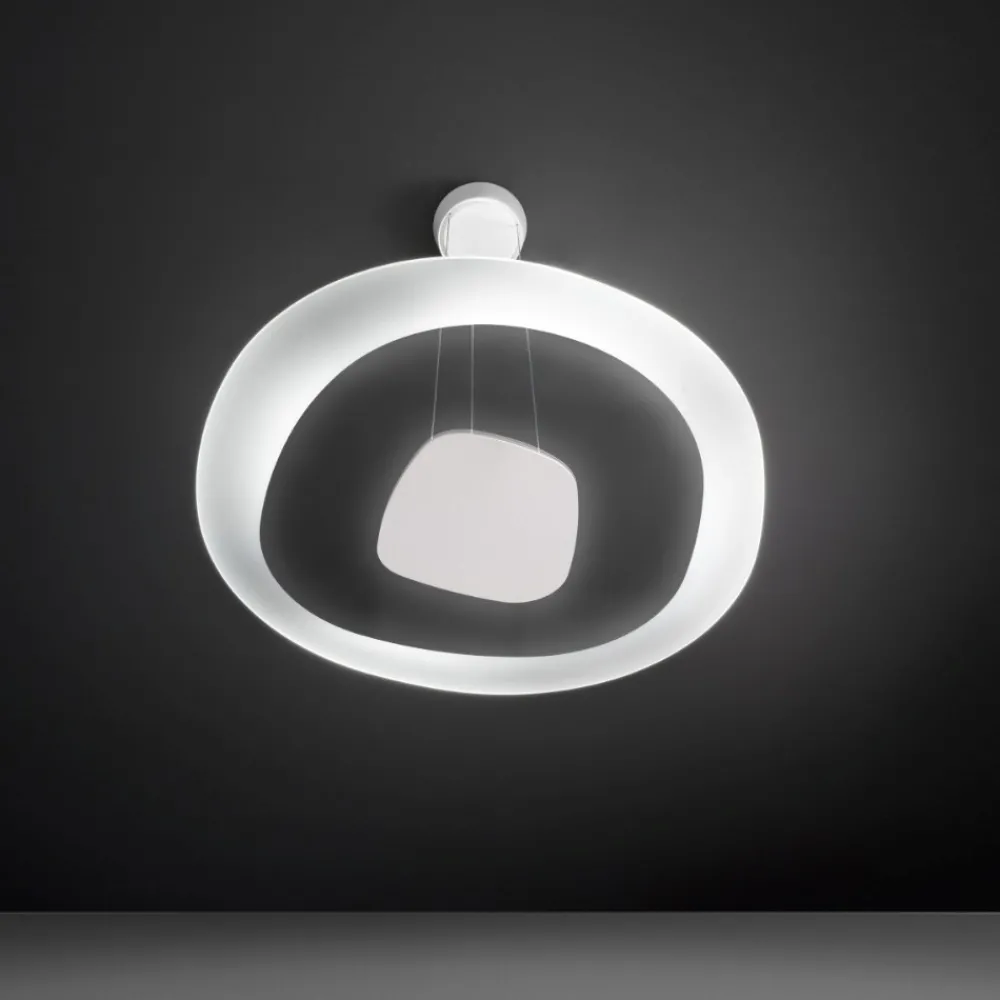 Lampadari Moderni-Linea Light Lampadario antigua 80cm led 43w 3000k design moderno