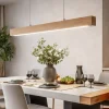 Lampadari Moderni-Fabas Luce Lampadario a sospensione badia in legno per tavolo