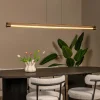 Lampadari Moderni-Selezionato da Mazzolaluce Lampadario a sospensione barra orizzontale led 2200k-3300k per tavolo sala da pranzo