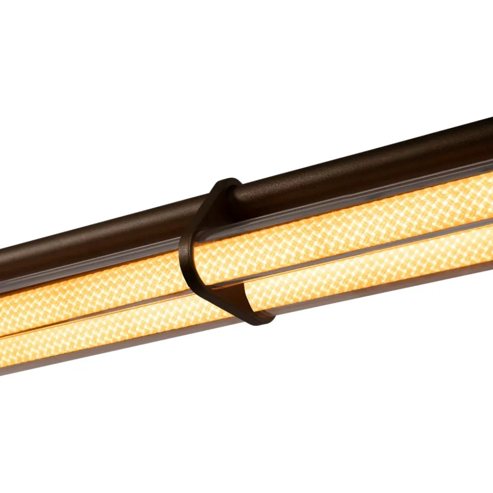 Lampadari Moderni-Selezionato da Mazzolaluce Lampadario a sospensione barra orizzontale led 2200k-3300k per tavolo sala da pranzo