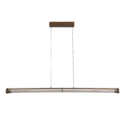 Lampadari Moderni-Selezionato da Mazzolaluce Lampadario a sospensione barra orizzontale led 2200k-3300k per tavolo sala da pranzo