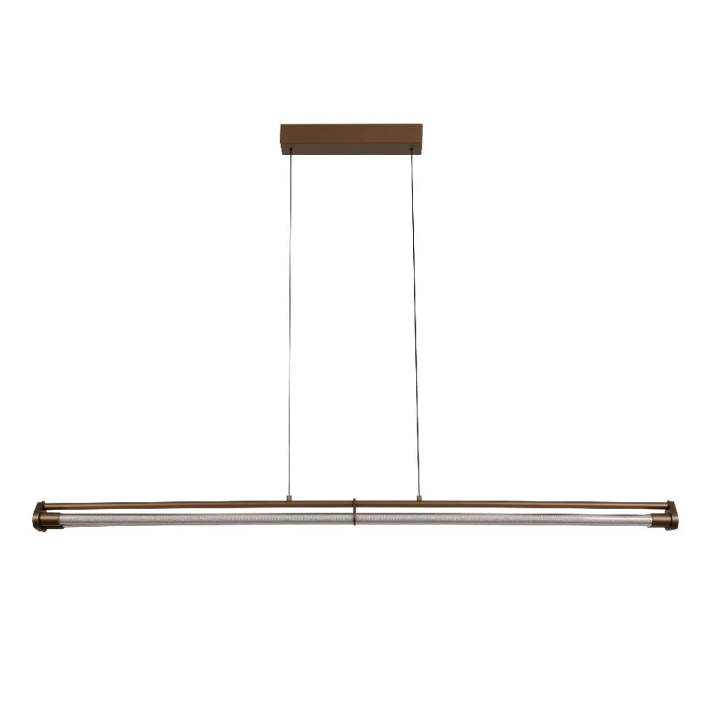 Lampadari Moderni-Selezionato da Mazzolaluce Lampadario a sospensione barra orizzontale led 2200k-3300k per tavolo sala da pranzo
