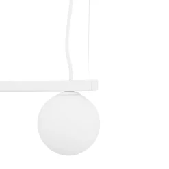 Lampadari Cucina-Selezionato da Mazzolaluce Lampadario a sospensione bianco per isola penisola cucina moderna