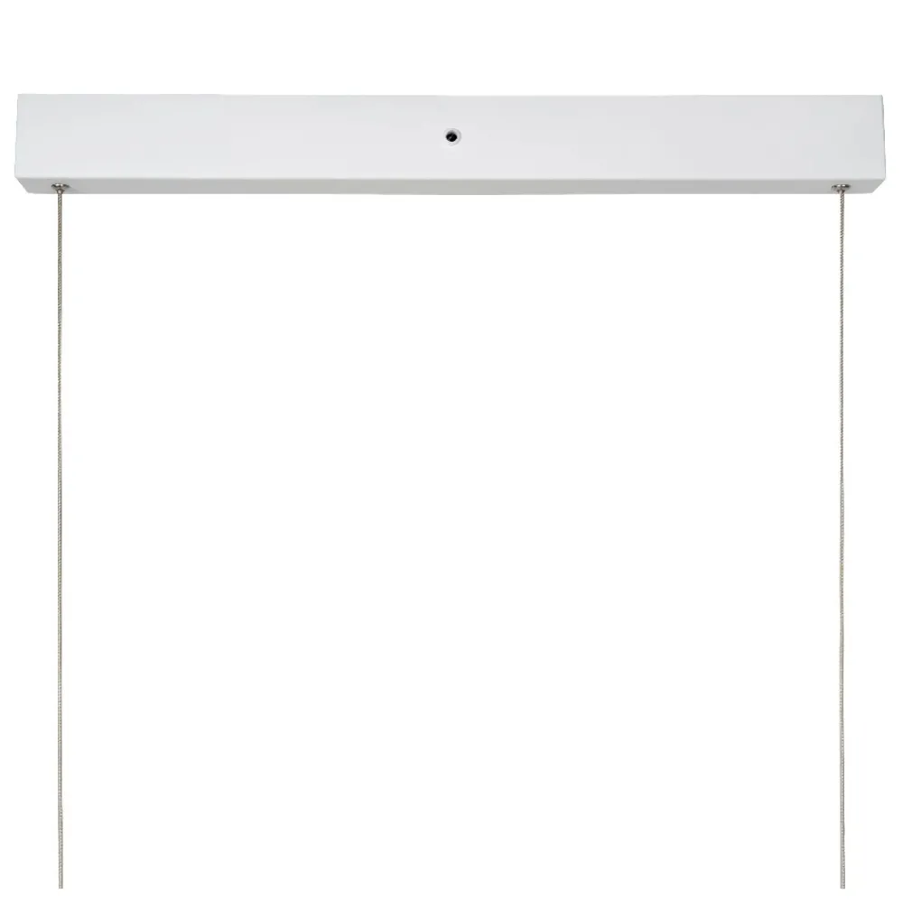 Lampadari Moderni-Selezionato da Mazzolaluce Lampadarioa sospensione bianco sottile per tavolo ufficio led 2700k dimmerabile