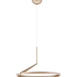 Lampadari Moderni-Selezionato da Mazzolaluce Lampadario a sospensione champagne led 2700k-3000k-4000k biemissione